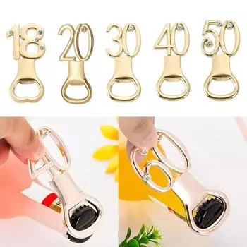 Для гостей Инструменты для украшения бара Пакет Открывалка для пива Различные открывалки для бутылок с номерами 70