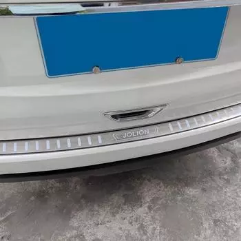 Для GWM Haval Jolion автомобильные аксессуары, накладка багажника из нержавеющей стали, защита заднего бампера, наклейка на порог, Стайлинг 2022 2023 серебряный