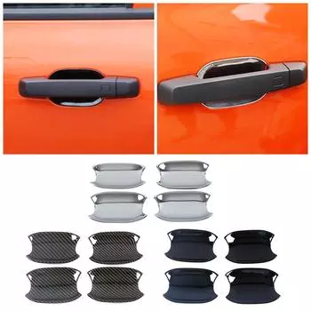 Для GWM Tank 300 2024 2024 автомобильный стайлинг внешняя часть ремонт черная дверная ручка чаша крышка отделка декоративная наклейка против царапин