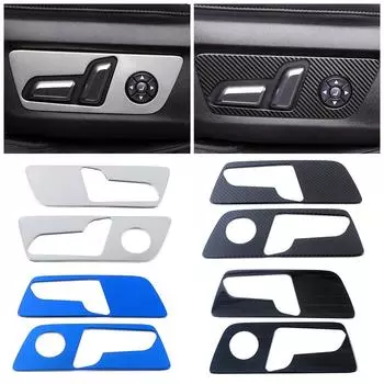 Для GWM Tank 300 2024 2024 Аксессуары Кнопка регулировки сиденья Переключатель Панель Крышка Отделка Внутренняя отделка Декор из нержавеющей стали