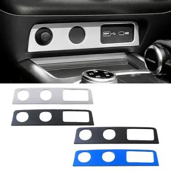 Для GWM Tank 300 2024 2024 Центральная консоль Прикуриватель USB Интерфейс Панель Рамка Крышка Отделка Аксессуары для интерьера Декор