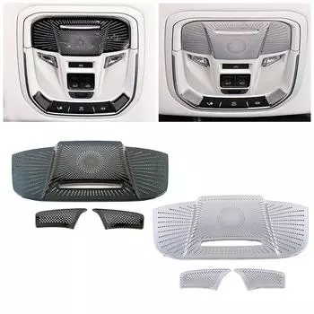 Для GWM Tank 300 2024 2024 Лампа для чтения Динамик Аудио Громкоговоритель Крышка Отделка Аксессуары для интерьера Черная крышка из нержавеющей стали чёрный