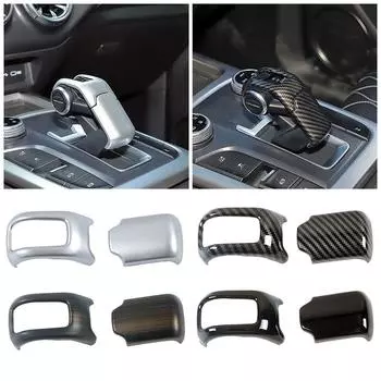 Для GWM Tank 300 2024 2024 RHD LHD Карбоновый рычаг переключения передач, накладка, отделка, аксессуары для интерьера, центральная консоль, черный декор