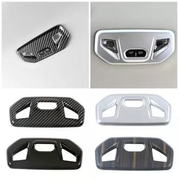 Для GWM Tank 300 2024 2024 RHD LHD Деревянные аксессуары для фонарей для чтения с отделкой из черного цвета для салона, карбоновая наклейка