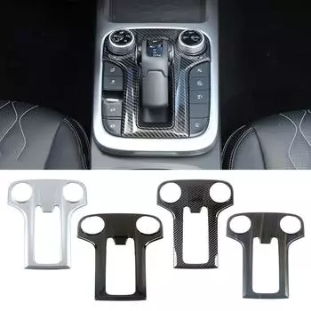 Для GWM Tank 300 2024 2024 RHD LHD Центральная консоль Панель переключения передач Рамка Отделка Аксессуары для интерьера Черный карбон Декор Ремонт