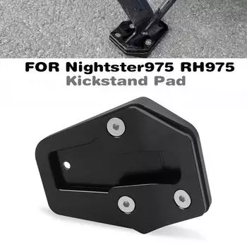 Для Harley Nightster975 RH975 RH 975 2025-2025 Nightster 975 CNC подставка для ног боковая подставка удлинитель увеличить опорную пластину чёрный