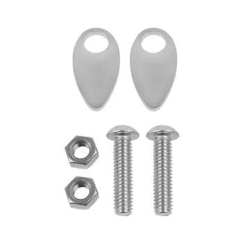 Для Harley Softail Slim Breakout Street Bob Low Rider/S Fat Boy FLFB поворотные сигнальные пластины комплект для перемещения крышка стойки крыла серебряный