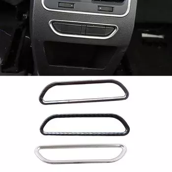 Для Haval F7 F7X 2018-2024 автомобиль центральная консоль подлокотник заднее сиденье кнопка подогрева декоративная крышка отделка наклейка из нержавеющей стали серебряный