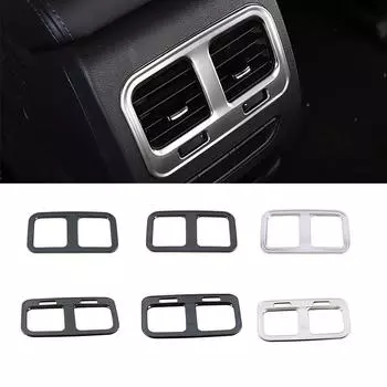 Для Haval F7 F7X 2018-2024 консоль подлокотник ящик для хранения вещей задний выход кондиционера воздуха вентиляционная панель крышка отделка из нержавеющей стали