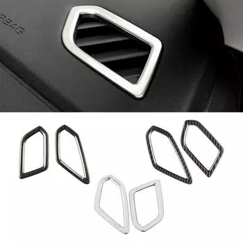 Для Haval F7 F7X 2018-2024 приборная панель автомобиля кондиционер розетка переменного тока вентиляционная крышка рамка отделка нержавеющая сталь декоративная наклейка чёрный