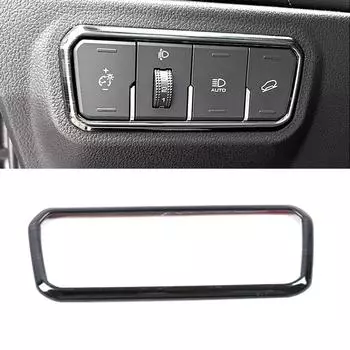 Для Haval F7 F7X 2018-фары, кнопка включения лампы, декоративная крышка, накладка, рамка фары из нержавеющей стали чёрный