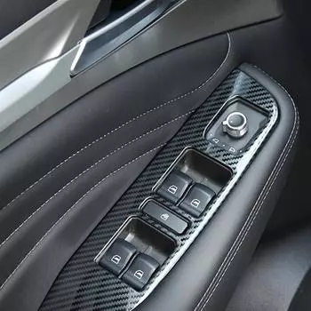 Для Haval F7 F7x автомобильные оконные переключатели, накладки на панели из нержавеющей стали, декоративные детали интерьера, рамы, молдинги, аксессуары Carbon fiber styleOKR