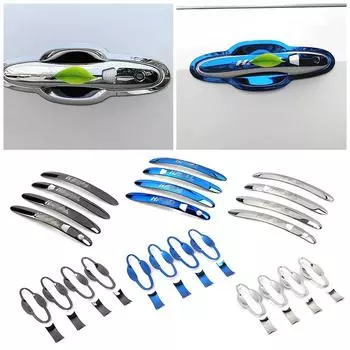 Для Haval H6 2018-2024 автомобиль внешняя модификация дверной ручки крышка боковой дверной чаши отделка из нержавеющей стали декоративная защитная наклейка