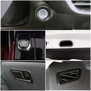 Для Haval Jolion 2024 2024 автомобиль ручка переключения передач ящик для хранения ручка багажника розетка переменного тока кнопка запуска декоративное кольцо крышка отделка наклейка