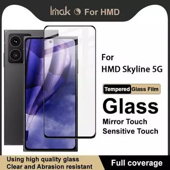 Для HMD Skyline 5G Glass IMAK Full Coverage Tempered Glass Film Pro+ Series HMD Skyline 5G