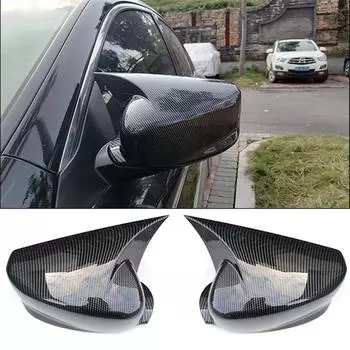 Для Honda Accord 2013-2018 Накладка на боковое зеркало заднего вида в стиле карбонового волокна, рога быка
