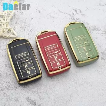 Для Honda Acura RLX MDX CDX TLX-L NSX RDX TPU чехол для автомобильного ключа чехол для авто защитная оболочка держатель брелока аксессуары чёрный