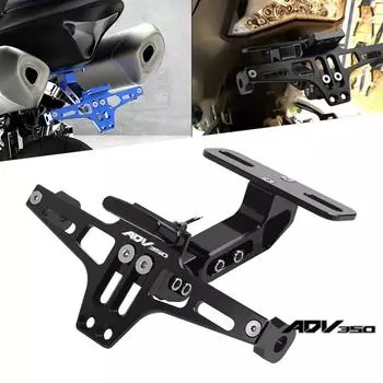 Для HONDA ADV350 ADV 350 2025 2025 мотоцикл регулируемый задний держатель номерного знака кронштейн светодиодные фонари аксессуары