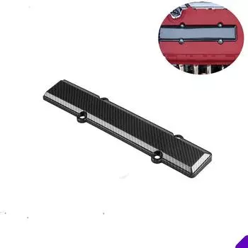 Для HONDA B18 B16 B SERIES VTEC ABS УГЛЕРОДНОЕ ВОЛОКНО КРЫШКА КЛАПАНА ВСТАВКА СВЕЧИ ЗАЖИГАНИЯ Аксессуары для стайлинга автомобиля Наклейки чёрный