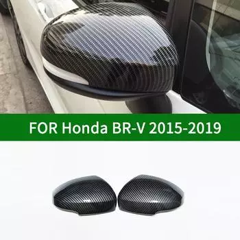 Для Honda BR-V 2015- автомобильная отделка зеркала заднего вида, аксессуары BRV, карбоновые накладки на боковые зеркала 2016 2017 With turn signal