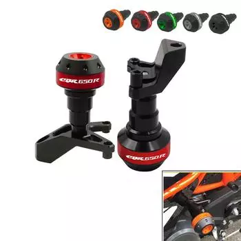 Для HONDA CB650F CB 650F CB650R CBR650R CBR650F 2014-2019 мотоциклетная рама с ЧПУ слайдер двигатель обтекатель защита Crash Pad Protector