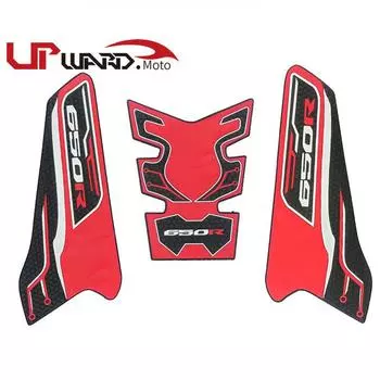 Для Honda CB650R CBR650R-высокое качество мотоциклетная накладка на бак, наклейка, защита масляного бака, противоскользящая ручка красный