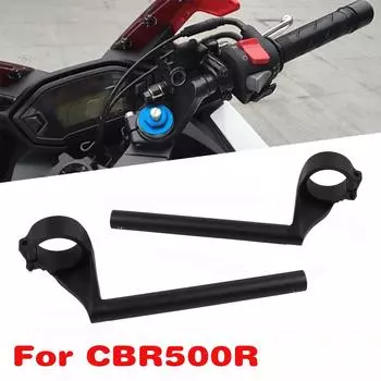 Для Honda CBR500R CBR 500 R CBR500 R 2025-2025 2025 48 мм вилка мотоцикла трубка клип-на руле клип-на руле ручки чёрный