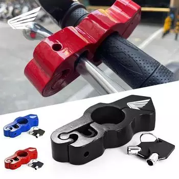 Для Honda CBR 125R 954 600 F4i 650F 650R 1100XX 1000F CBR 600RR 1000RR Ручка тормоза Замок Противоугонная безопасность Безопасность Руль Замок синий