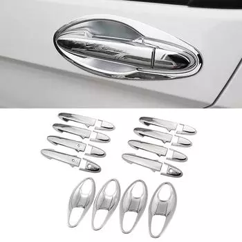 Для Honda City GM4 GM5 GM6 2014-2020 хромированная отделка наружной дверной ручки крышка дверной чаши молдинг рамка рамка