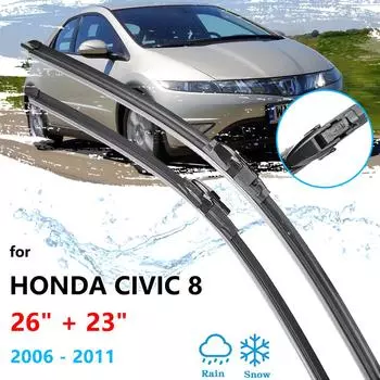 Для Honda Civic 8 FK1 2 3 FN1 2 3 4 an 2006 ~ 2011 хэтчбек стеклоочистители переднего стекла лобовое стекло автомобиля LHD
