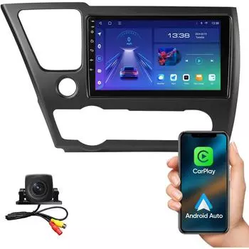 Для Honda Civic 9 2013-2016 US EDITION Автомобильный Радиоприемник Мультимедиа Видеоплеер Навигация Стерео GPS Android 2 din 4-core 1+32CP