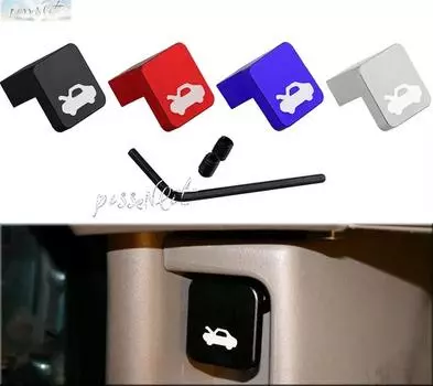 Для Honda CIVIC CR-V Ridgeline Element Комплект для ремонта ручки защелки капота Защитная крышка дверного замка Автомобильные аксессуары Запчасти серебряный