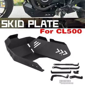 Для Honda CL500 SCL500 CL 500 2025 2025 мотоциклетная защитная пластина защита двигателя защитная крышка поддона картера защита картера пластина поддона картера чёрный
