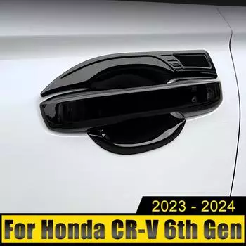 Для Honda CR-V CRV 6-го поколения 2024 2024 2025 гибридная ABS автомобильная дверная ручка чаша крышка защитная отделка чехол рамка наклейки аксессуары
