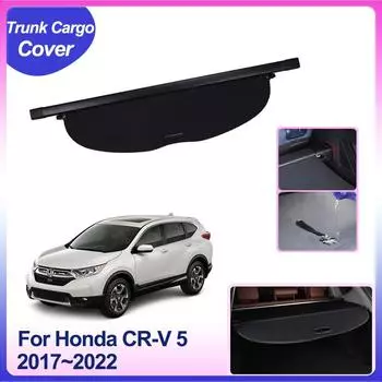 Для Honda CR-V RW RT RY CRV 5 2017~2024 Крышки багажника, задняя багажная дверь, защитный экран, шторка, разделительная доска, аксессуары