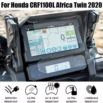Для Honda CRF1100L Africa Twin 2020 мотоциклетная приборная пленка с защитой от отпечатков пальцев HD спидометр защитные пленки протектор экрана