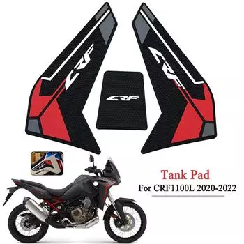 Для Honda CRF1100L Twin CRF1100 L 2022 Накладка на бак противоскользящая накладка на бак наклейка защитные наклейки тяга чёрный
