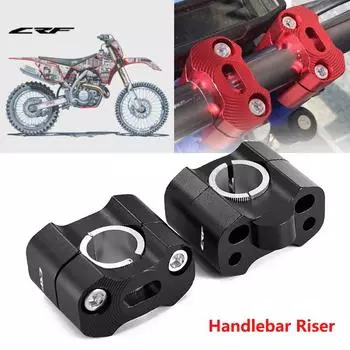 Для HONDA CRF300L CRF250L CRF 230 450L CRF250F 250 450 R/X 150 300L CNC 22 мм 28 мм адаптер для подъема руля внедорожный мотоцикл серебряный