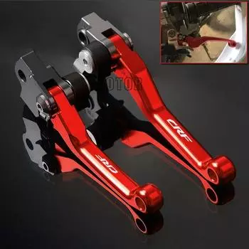 Для HONDA CRF 250R 450R 250X 450X 230F складные рычаги тормозной муфты CRF250R CRF450R CRF250X CRF450X CRF230F CRF250L/M 2003-2018