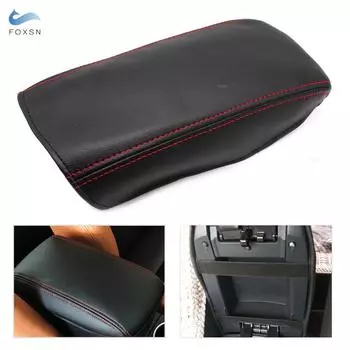 Для Honda CRV 2012 2013 2014 2015 2016 Центральный подлокотник с защитой из микрофибры и кожи чёрный