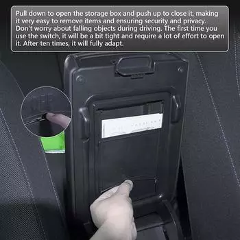 Для Honda CRV 2024 2024 автомобильный подлокотник ящик для хранения перчаток аксессуары органайзер ABS контейнеры центральная консоль X6D0