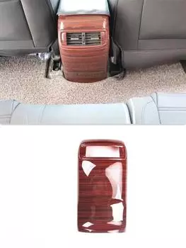 Для Honda CRV 5TH 2017 2018 2019 2020 CR-V Аксессуары для интерьера Задние воздухозаборники Защита ног Карбоновое волокно ABS Крышка Отделка Панель