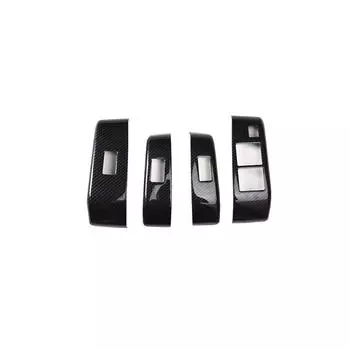 Для Honda Fit 2008 2009 2010 2011 2012 2013 Автомобильные аксессуары Углеродное волокно Наклейки для украшения интерьера Дверная ручка Панель передач