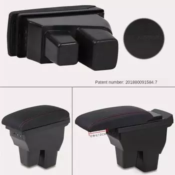 Для Honda Fit Armrest Для Honda Jazz /Fit Car Armrest box 2015 2016 2017 2018 2019 2020 Модернизированные детали Внутренний ящик для хранения 3USB