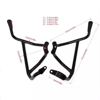 Для HONDA Gold Wing 1800 GL1800 F6C Goldwing GL 1800 2018-2025 Higway Engine Guard Crash Bars Bumper Stunt Cage Protector чёрный