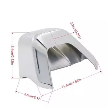 Для Honda Goldwing 1800 GL1800 F6B GL 1800 2018-2025 2 шт. Отделка двигателя Защита Крышка консоли Кнопка Украшения Хром Аксессуары