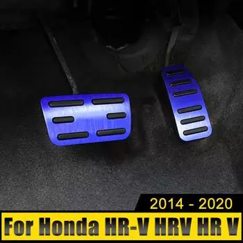 Для Honda HR-V HRV HR V 2014 2015 2016 2017 2018 2019 2020 Автомобильная педаль акселератора Педаль тормоза Накладка Нескользящая крышка Аксессуары синий