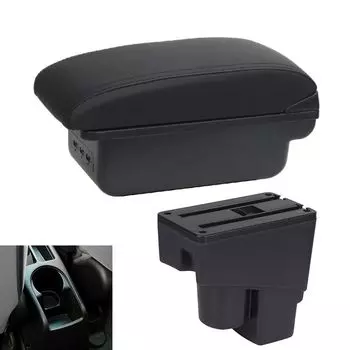 Для Honda Jazz Для Honda Fit Jazz 1 Автомобильный подлокотник 2003-2007 Аксессуары для хранения рук Специальный модернизированный USB-интерфейс чёрный