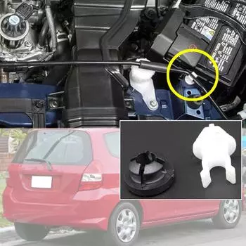 Для Honda Jazz Fit GD3 GD1 автомобильный капот, стержень, опорный зажим, втулка, зажим, крепежные аксессуары 2003-2005 2006 2007 2008 2PC