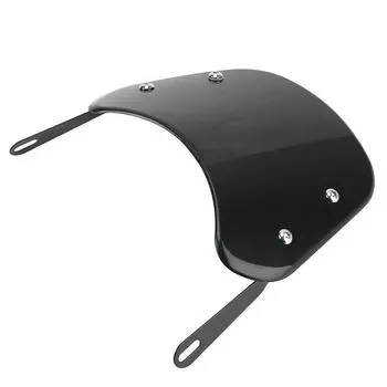 Для Honda Kawasaki Suzuki Wind Deflector Motorcycle Headlight Wind Glass 5-7 дюймов чёрный